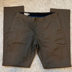 Volcom Men's Olive Brown Chino Pants